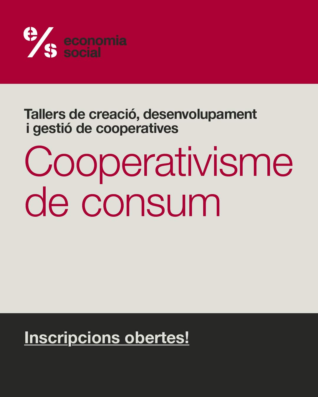 Cooperativisme de consum. Tallers
